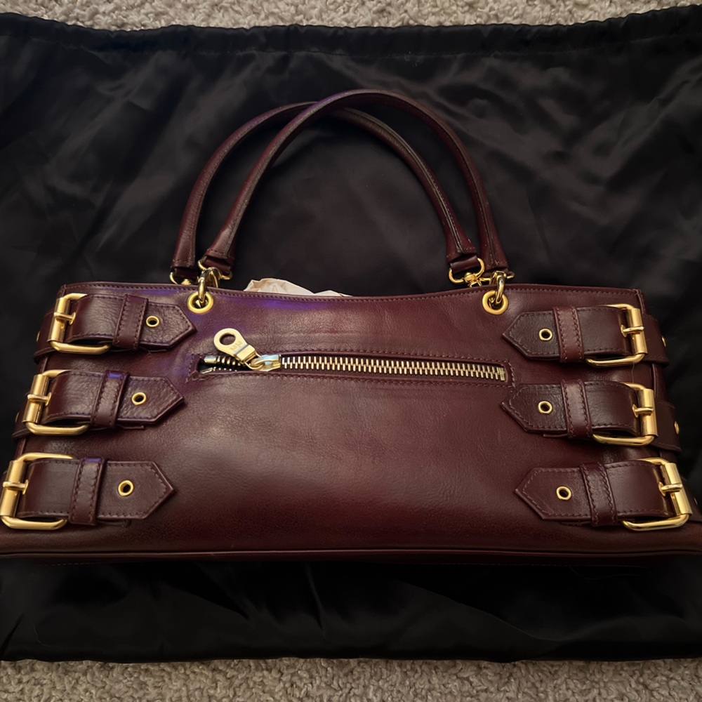 Jennifer Scott Leather Buckle Bag